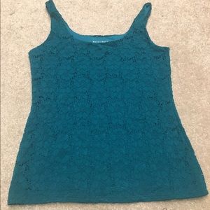 WHBM Lace Stretch tank