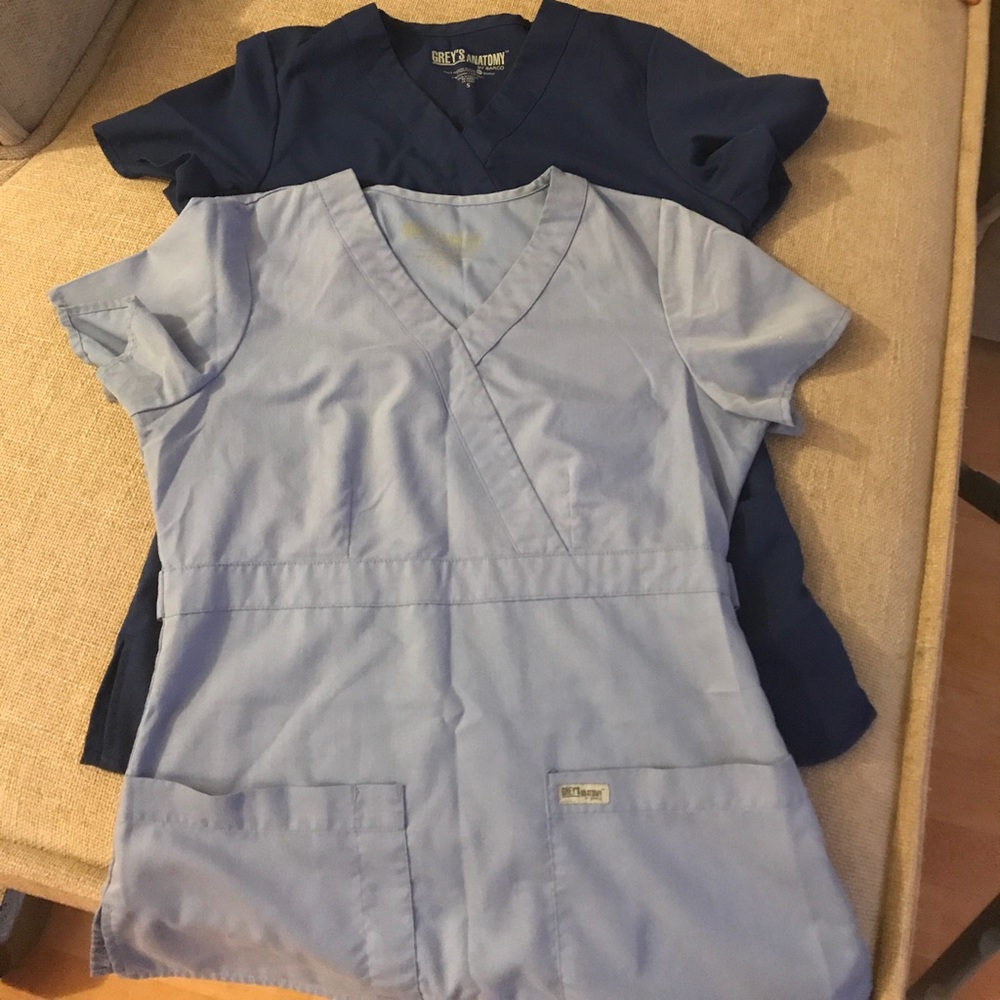 Grey's Anatomy 3 different color blues small