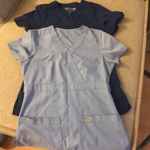 Grey's Anatomy 3 different color blues small