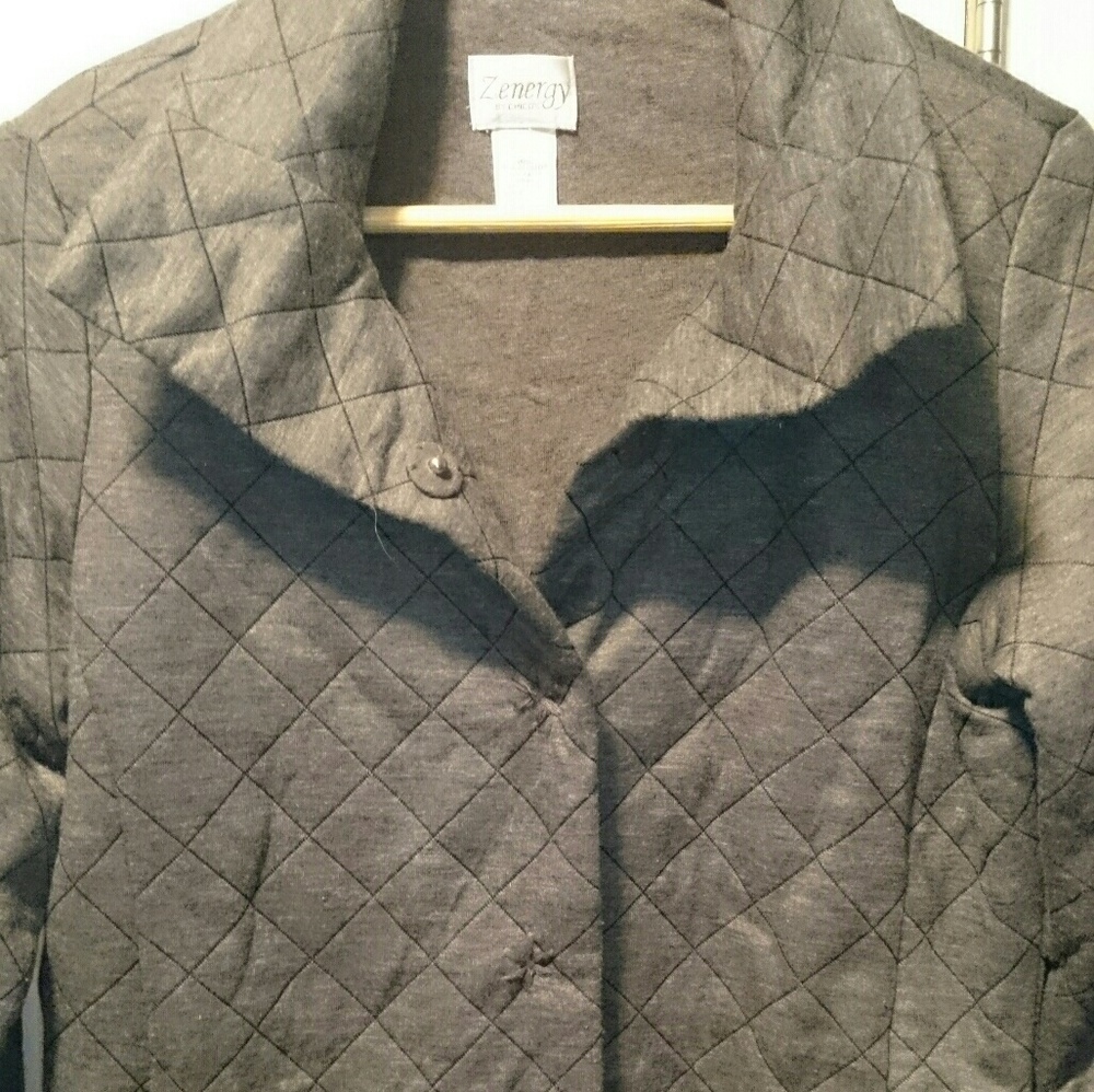 Gray button down Jacket