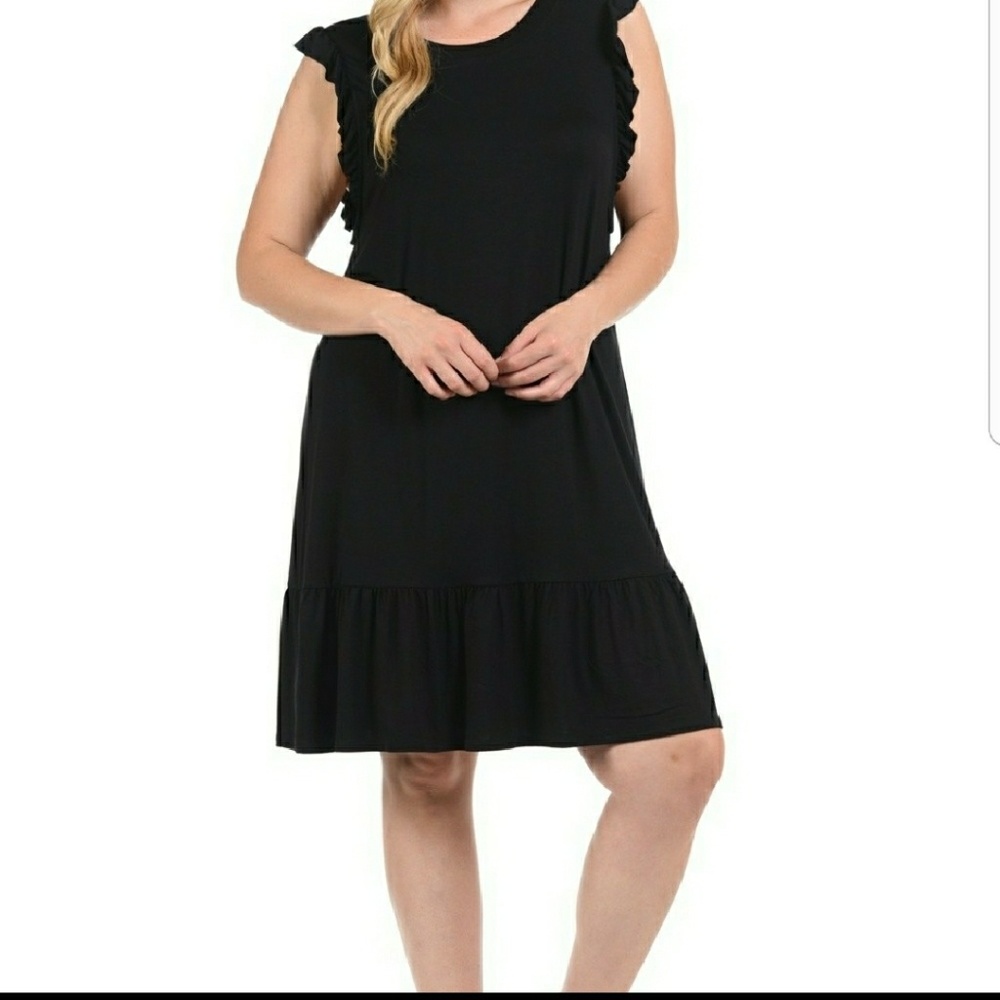 Ruffle Shift Dress - plus size