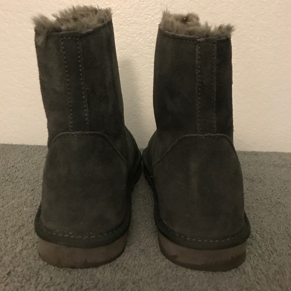 Style & Co Ciley Grey Round Toe Suede Winter Boots - Picture 7 of 8