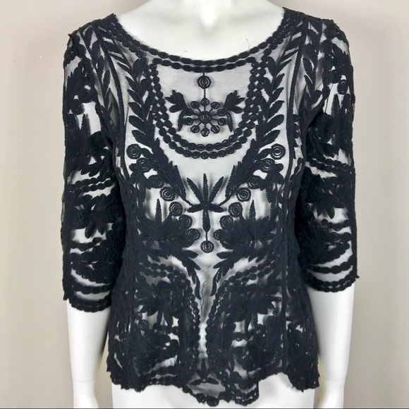 American Rag Tops - American Rag Crochet Blouse