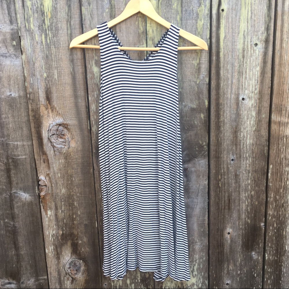 Hollister stretchy striped dress