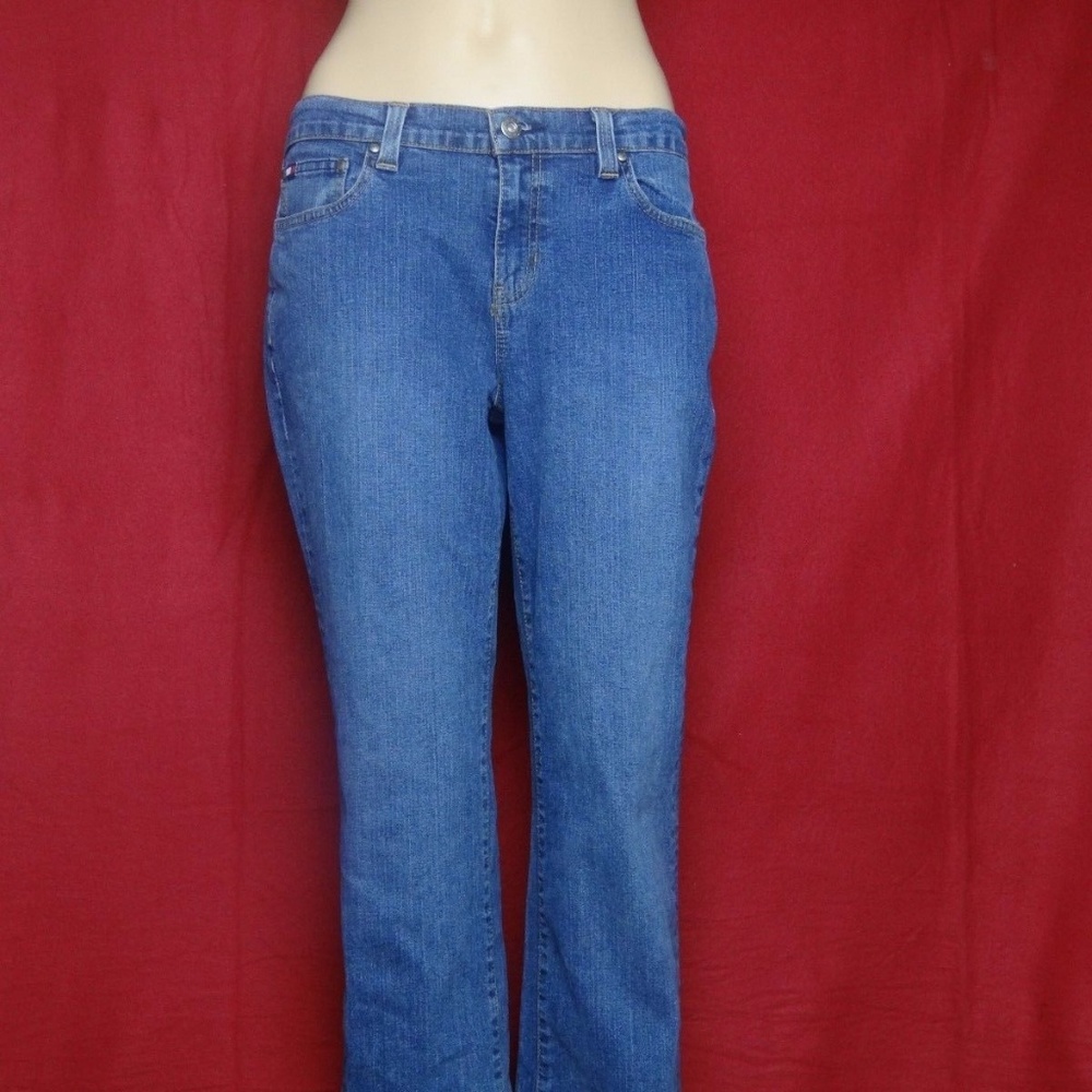 Ladie-039-s-TOMMY-HILFIGER-blue-jeans--POCKET