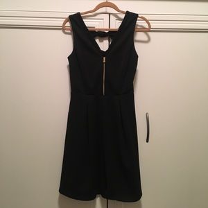 LBD Black cocktail dress GUESS tie back detail