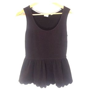 Anthropologie Clovelly Peplum Top