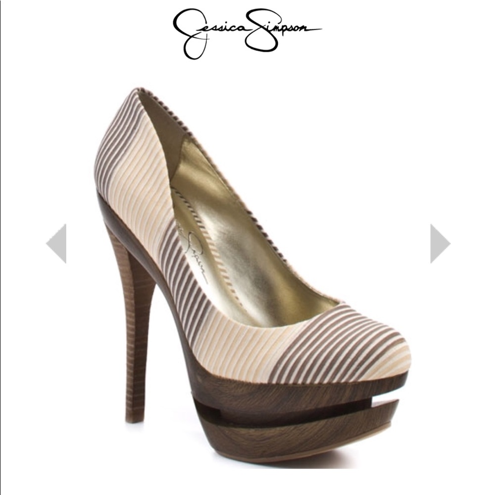 🔥Brand New Jessica Simpson Brown/Tan Sexy Heels