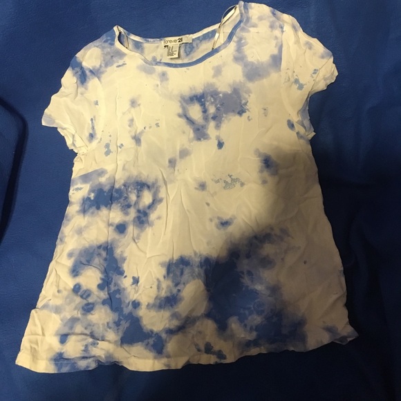 Blue tie-dye shirt - Picture 1 of 1