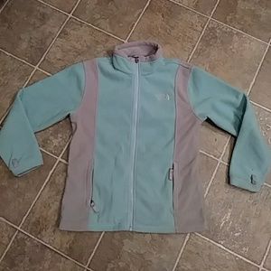 Girls THE NORTH FACE Blue fleece jacket MEDIUM