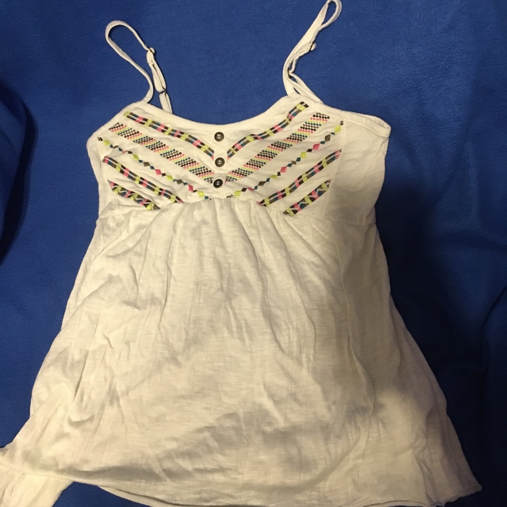 White tank top