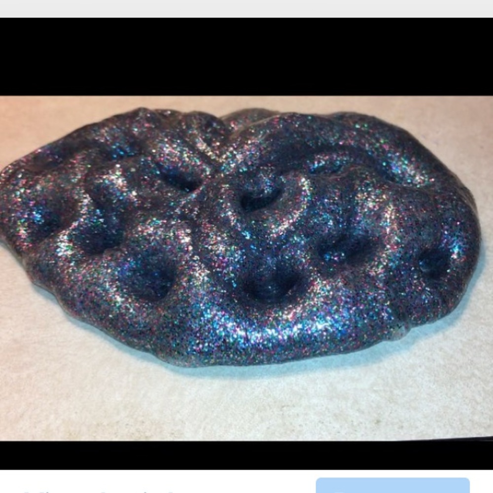 Glitter bomb slime