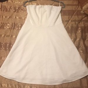 White Express mini dress