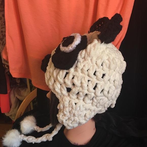 Handmade panda hat - Picture 3 of 4
