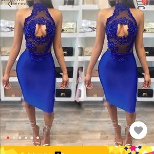 Sexy Blue Dress