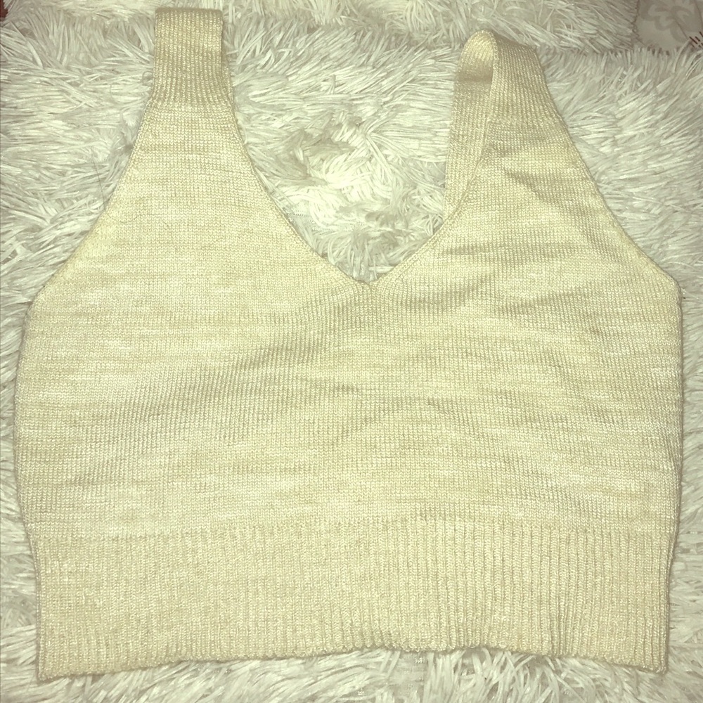 Oatmeal crop top