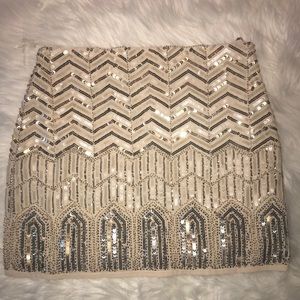 Sequin skirt