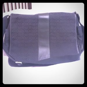 Coach crossbody messenger style diaper bag