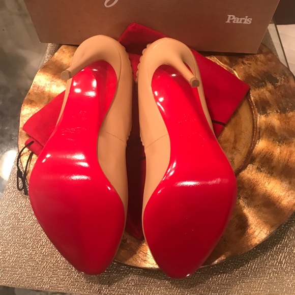 ❌❌SOLD❌❌ Nude Christian Louboutin Pijonina 100 KID - Picture 3 of 8