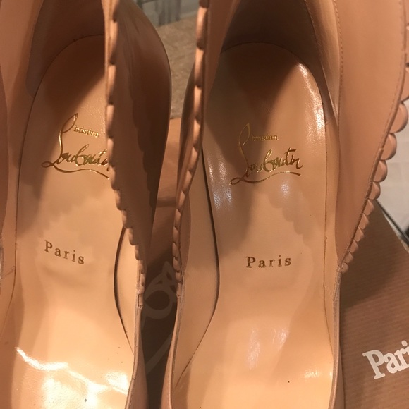❌❌SOLD❌❌ Nude Christian Louboutin Pijonina 100 KID - Picture 6 of 8