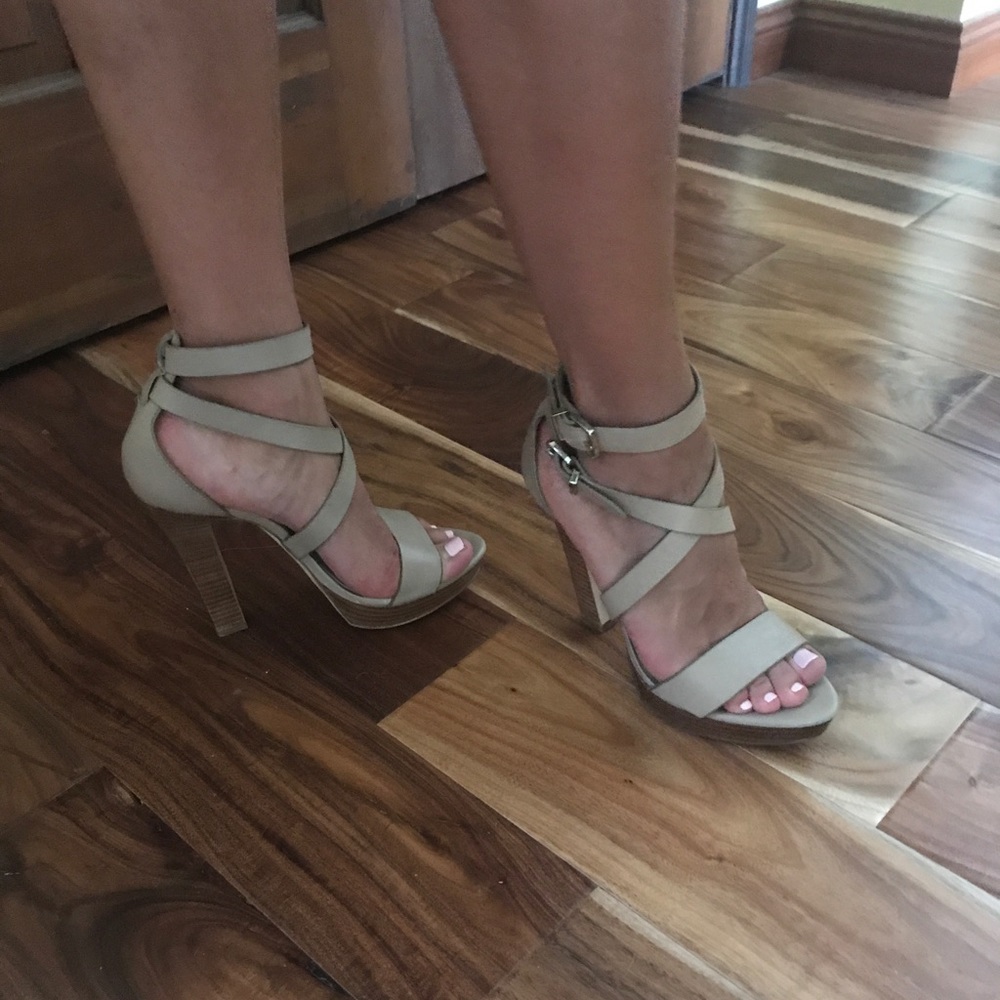 Strappy heels