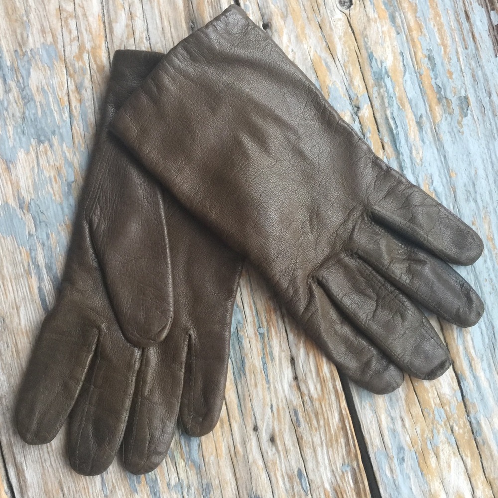 Vintage Shalimar Leather Gloves