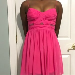 Thin strap mini dress