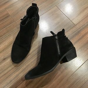 Black Suede Vince Camuto Booties