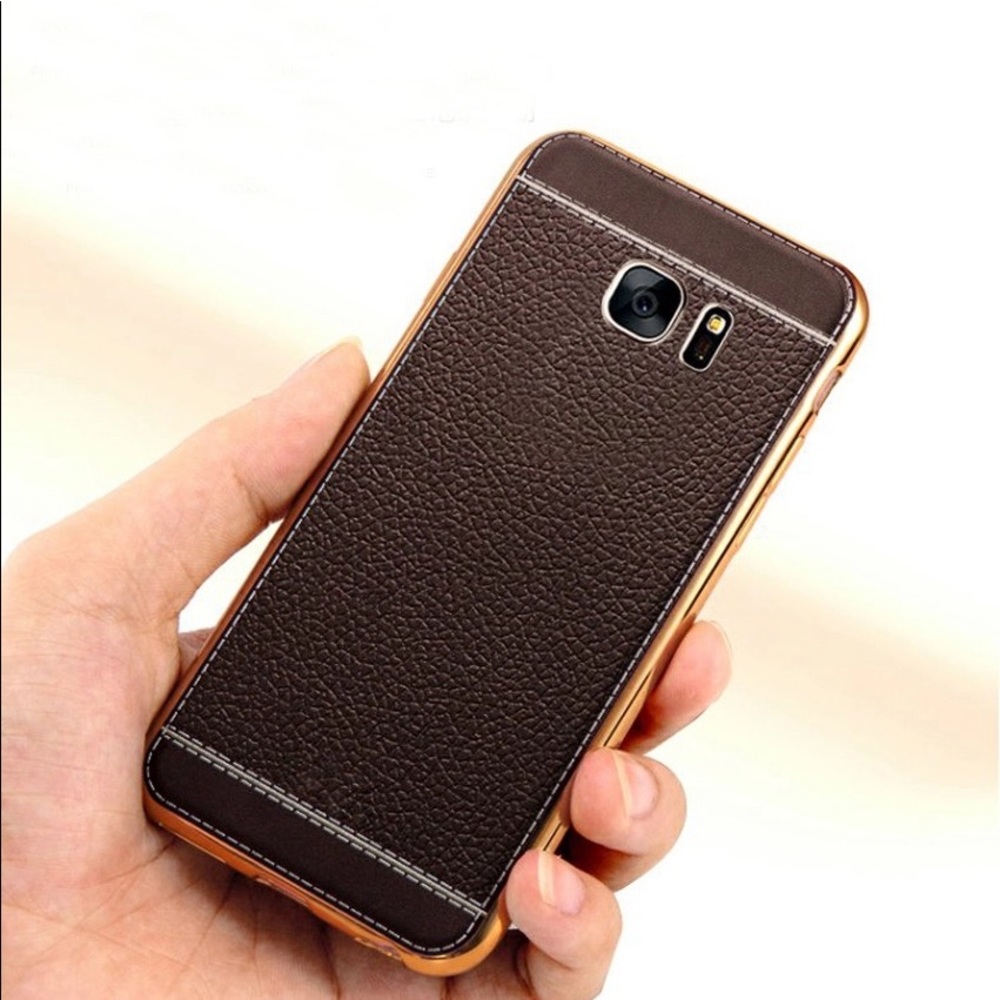 Luxury leather pattern case for Samsung S8 plus