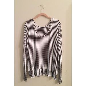 Brandy Melville striped long sleeve tunic