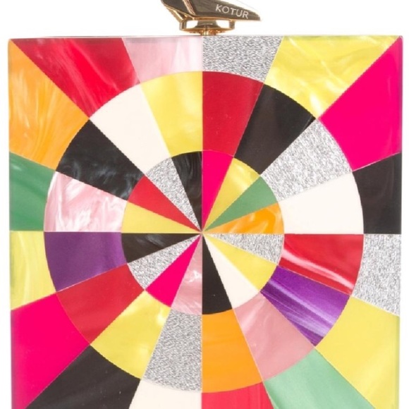 Kotur Fitzgerald Swirl Wheel inlays clutch - Picture 3 of 5