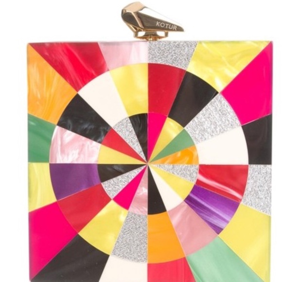 Kotur Fitzgerald Swirl Wheel inlays clutch - Picture 4 of 5