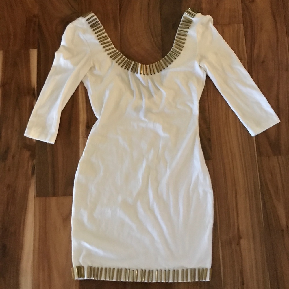 Blqmkt white mini dress