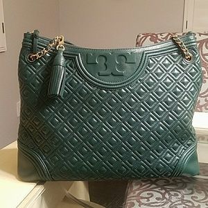 100% Authentic Tory Burch Fleming Tote