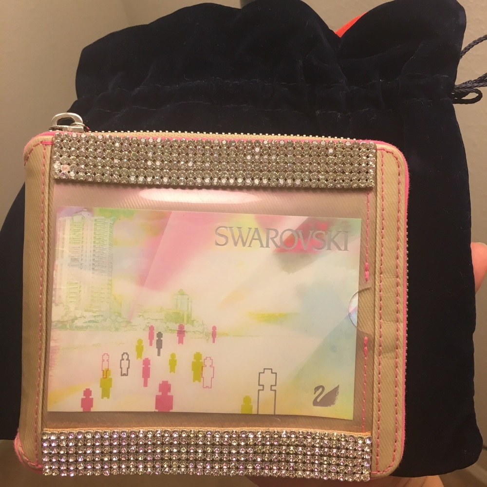 Authentic Swarovski expandable shopping bag