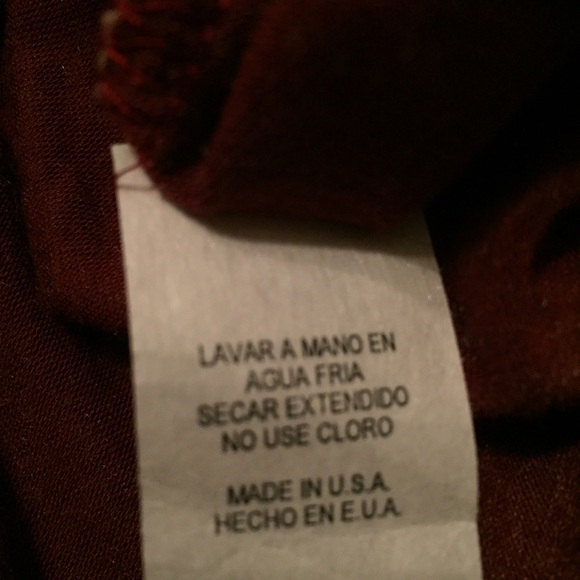 🚨1 LEFT SIZE SMALL🚨 Burgundy Lace Up Midi Dress - Picture 5 of 6