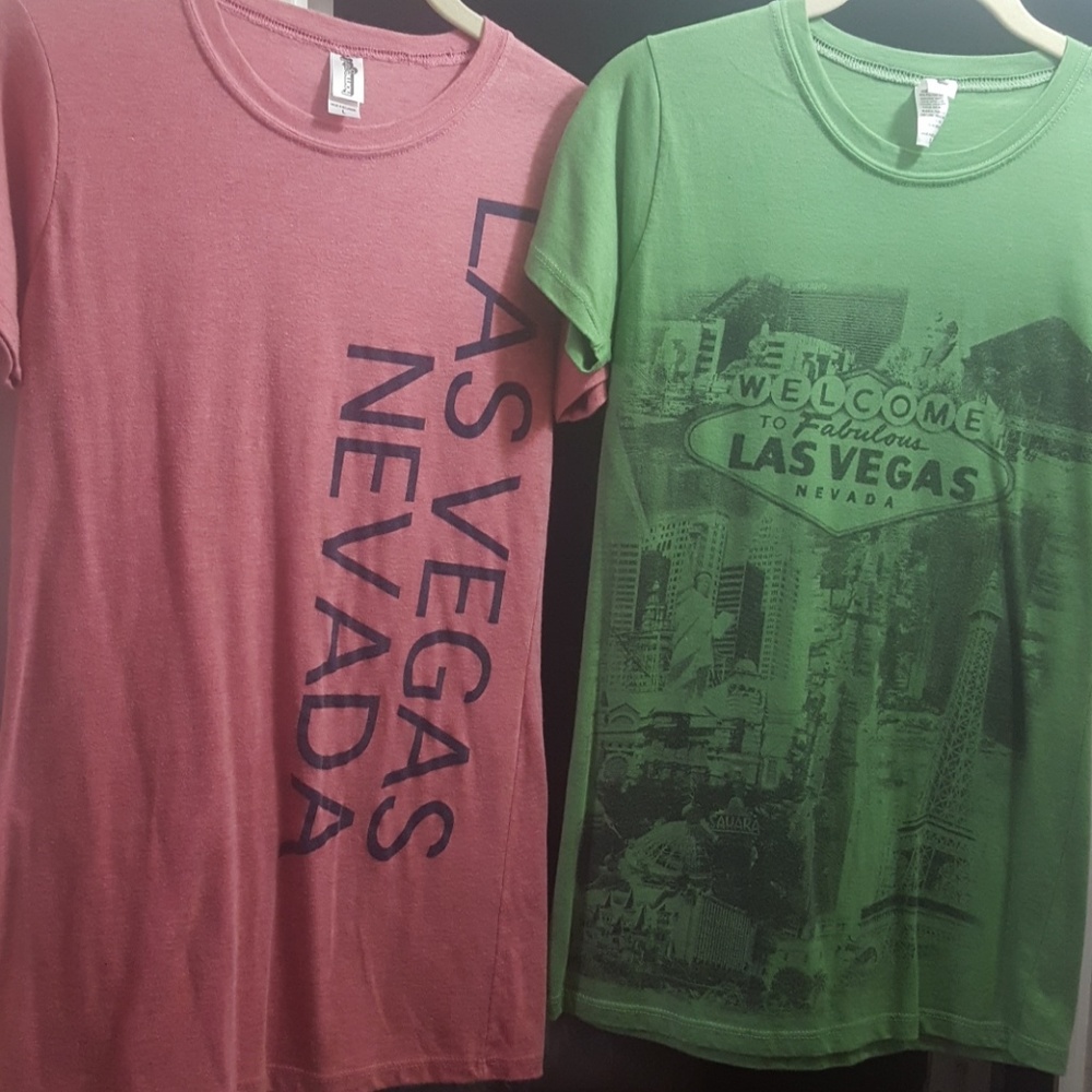 Two Las Vegas Tshirts