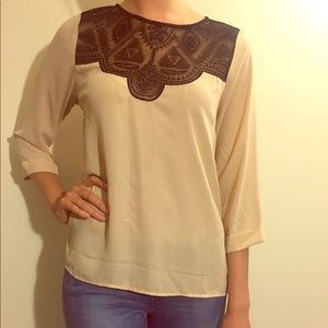 Sheer Lace Blouse