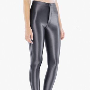 American apparel gray disco pants