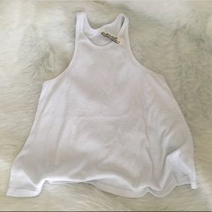 White free people tank