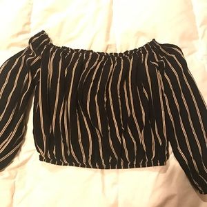 Off the shoulder Brandy Melville top