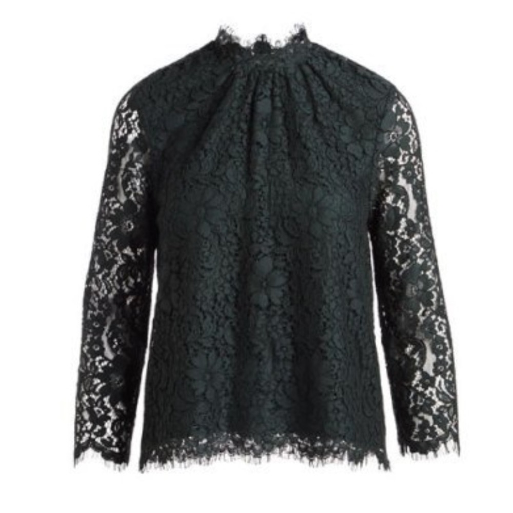Joie Frayda Lace Top Autumn Garden