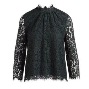Joie Frayda Lace Top Autumn Garden