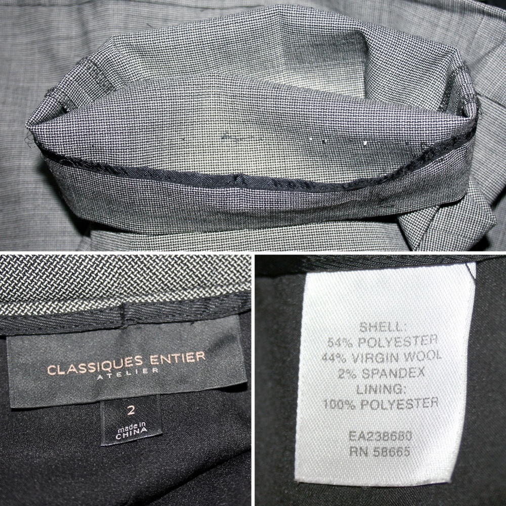 Virgin Wool Lightweight Work Pants / Trousers - Picture 7 of 8