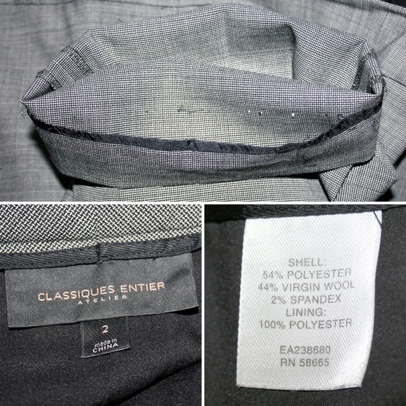 Virgin Wool Lightweight Work Pants / Trousers - Picture 7 of 8