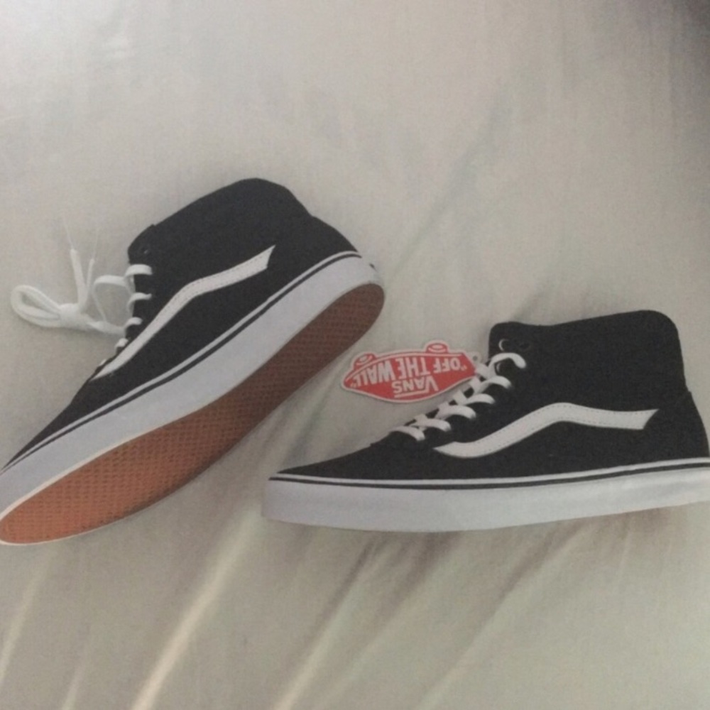 Black Hi Vans