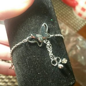 $8 butterfly anklet