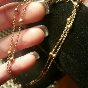 $8 gold beaded fashion anklet