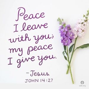 The only true peace that passes all understanding.