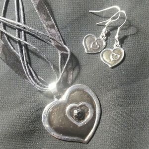 $7 black hearts fashion set